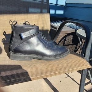 Black genuine leather Zanzara boots